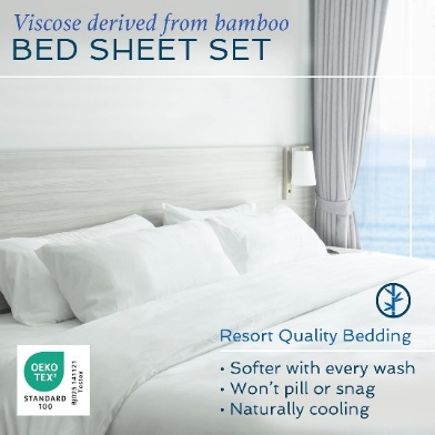 Bamboo Viscose Bed Sheets - Image 2