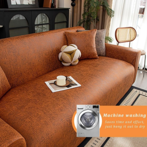 Waterproof Faux Leather Stretch Sofa Cover